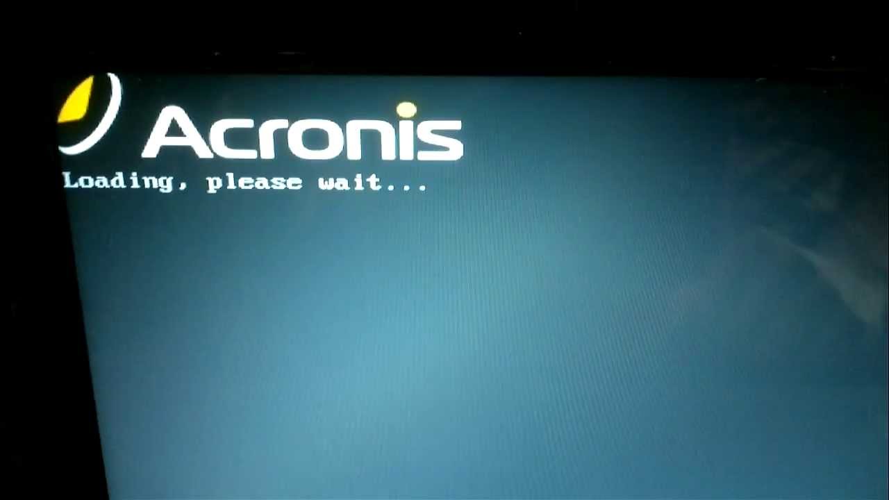 acronis bootable usb